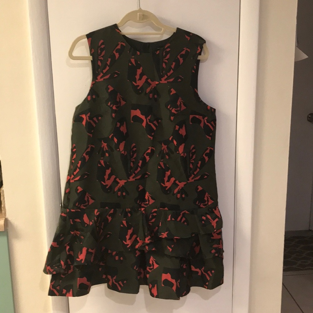 Banana Republic Drop Waist Ruffle Dress